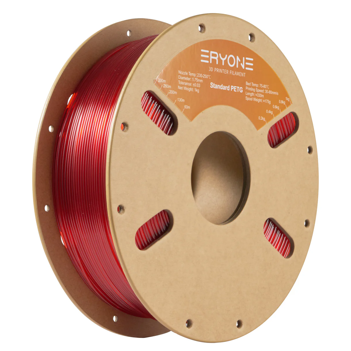Eryone PETG Transparent Red B0106006