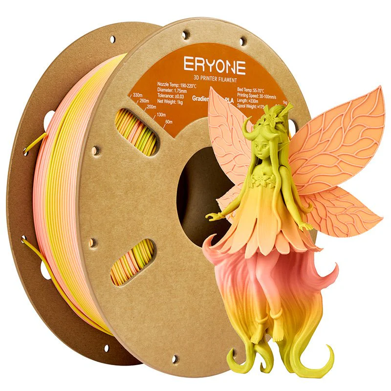 Eryone PLA Matte Gradient Pink, Yellow Green B0112102
