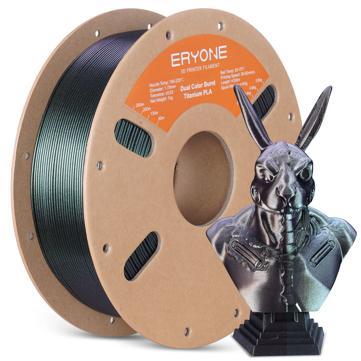 Eryone PLA Burnt titanium Green, Gold B0281005